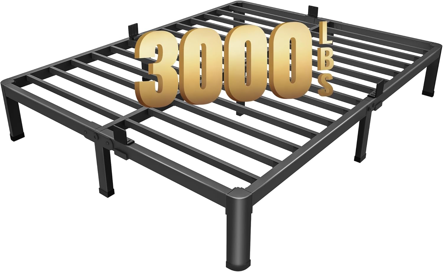 MAF 7 Inch Queen Metal Platform Bed Frame for Ultimate Support