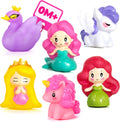 Hely Cancy No Hole Baby Bath Toys - Safe Soft Tub Friends