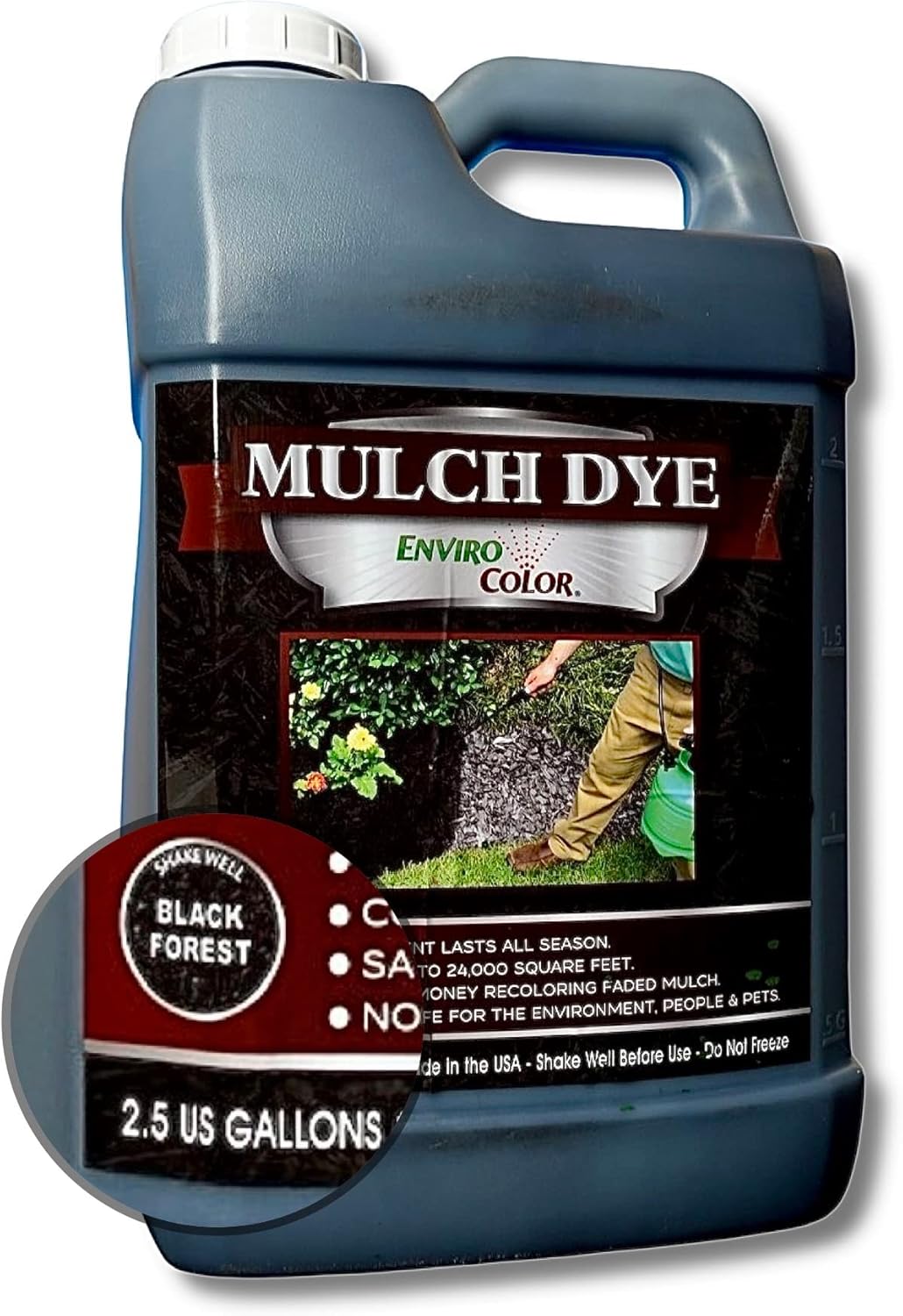 EnviroColor Black Forest Mulch Color Concentrate for Landscape