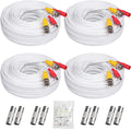 4x200ft BNC Cable All-in-One Siamese Video and Power - Long Run CCTV