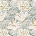 Beautiful Floral Stick-on Wallpaper for Nostalgic Home Design