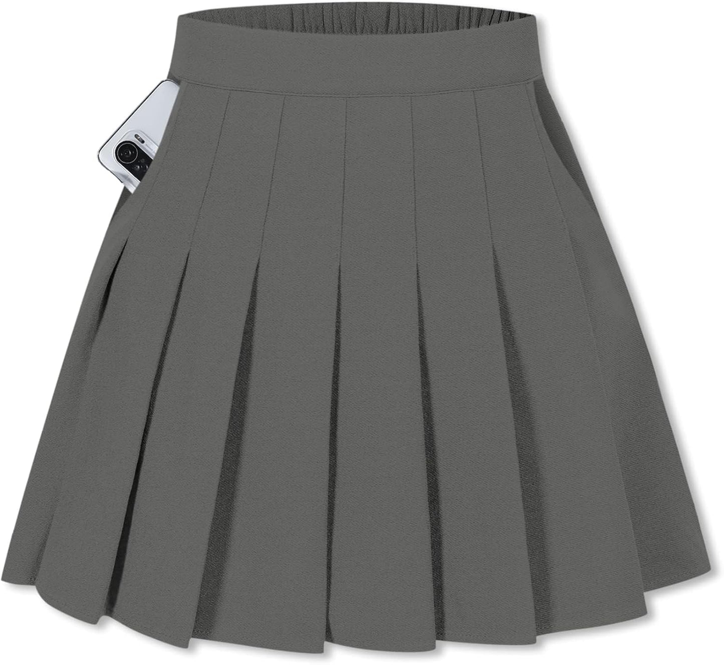SANGTREE Women Pleated Skirts with Shorts for Active Lifestyle