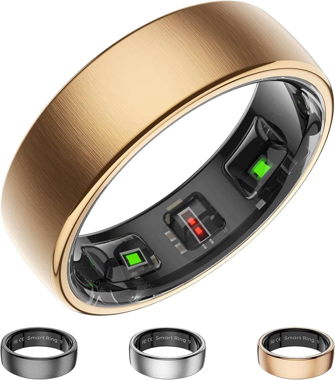 Fitness Tracker Smart Ring with Sleep Tracking and Heart Monitor