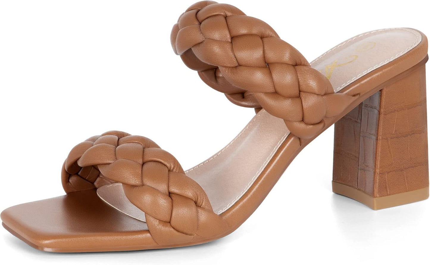 Stylish Braided Heeled Sandals for Women - Perfect for Summer