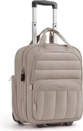 Small Underseat Carry on Luggage with Wheels - Compact Travel Tote