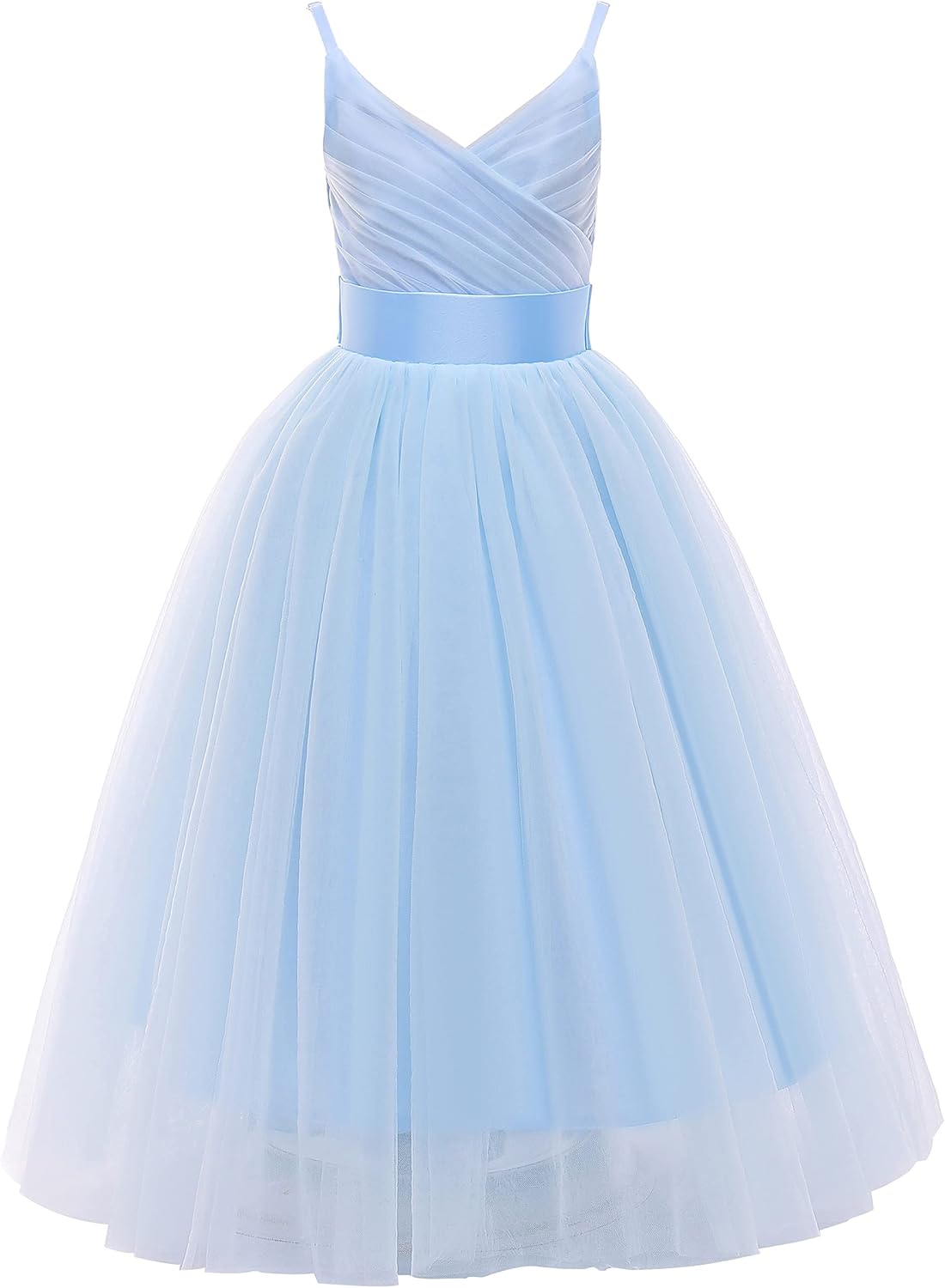 Glamulice Flower Girls Tulle Dress for Weddings and Parties