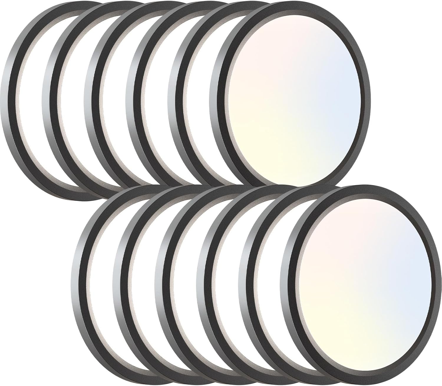 Hepside 12PACK LED Flush Mount Ceiling Light for Modern Spaces