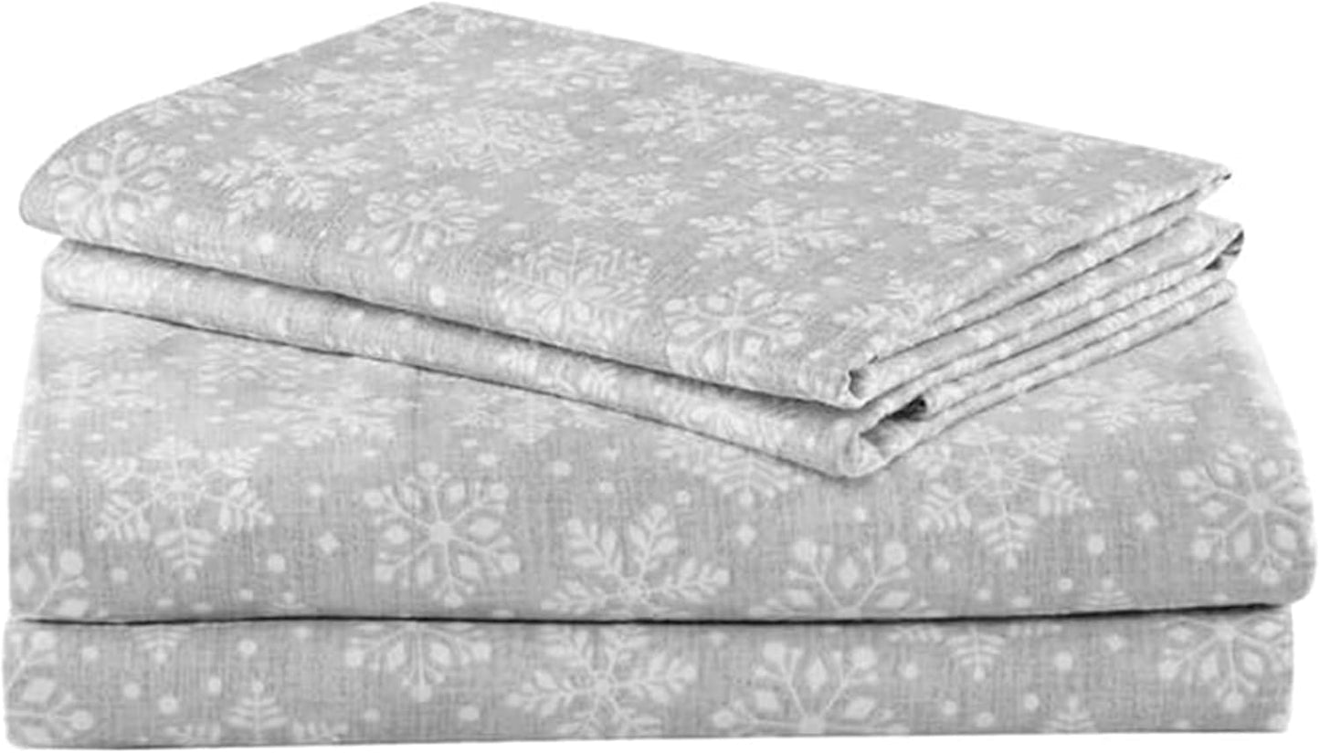 Comfort Spaces Cotton Flannel Warm Deep Pocket Sheets Set