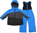 Boys Ski Jacket and Snowbib Snowsuit Set - Warm, Water-Resistant