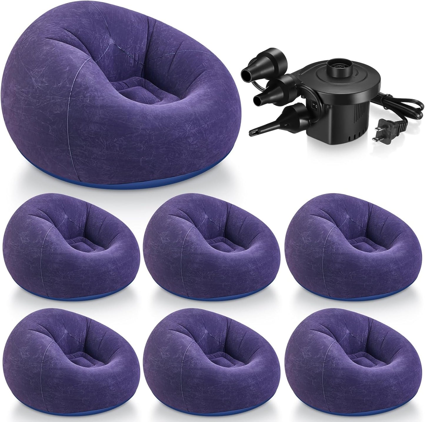 Portable Inflatable Bean Bag Set - Comfy Realspring