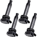ECCPP Set of 4 Ignition Coils for Toyota Camry Corolla Highlander