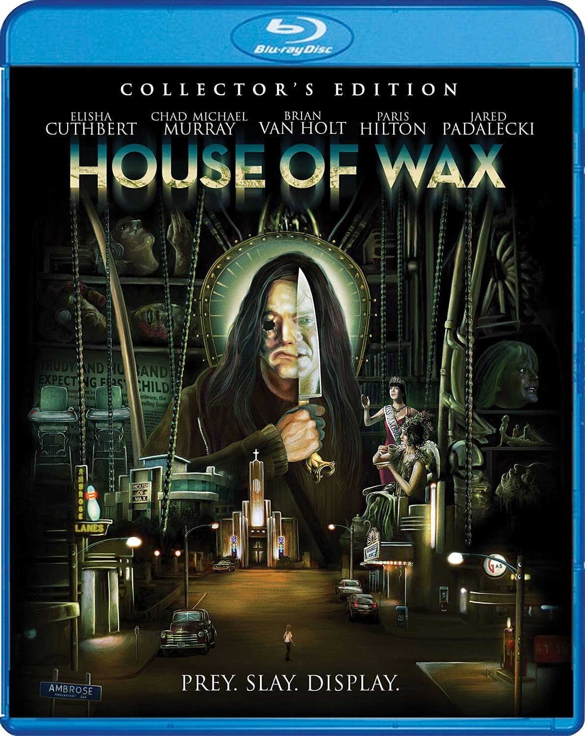 House of Wax Collector's Edition Blu-ray DVD for Horror Fans