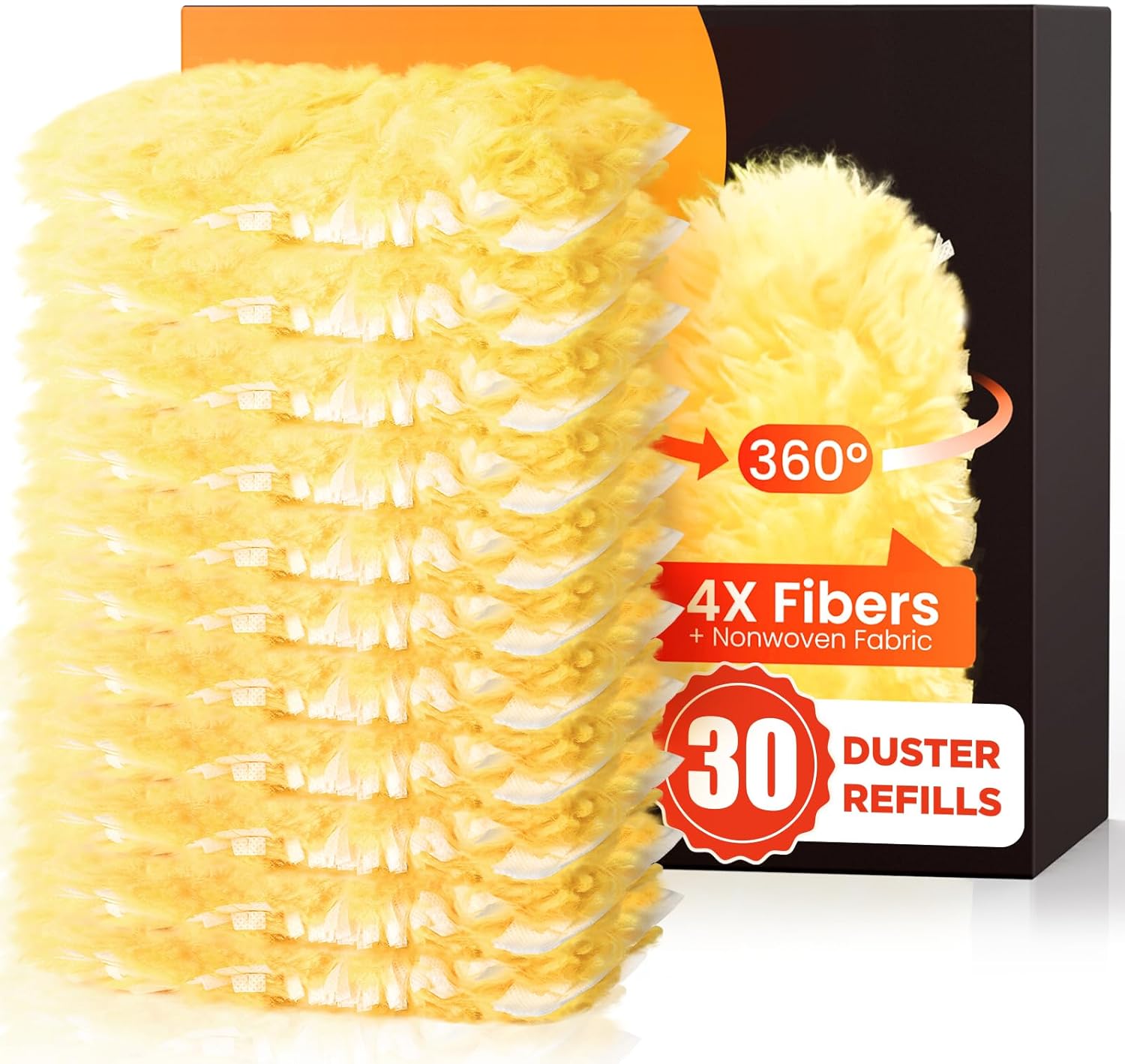 30 Count Heavy Duty Duster Refills for Swiffer Cleaning Needs