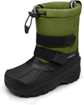 Boys Girls Waterproof Winter Warm Snow Boots - Durable Anti-Slip lined