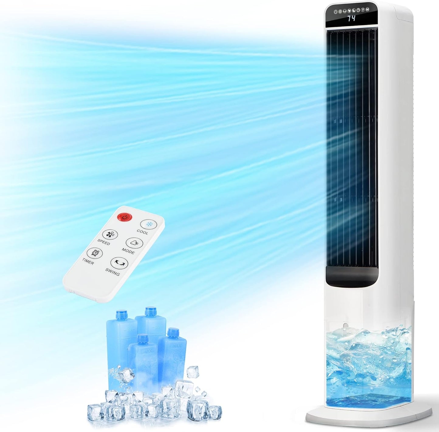 41 Evaporative Air Cooler: Powerful Cooling & Remote Control