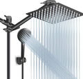 Shower Head Combo 8 in Rain with 11 in Adjustable Arm - High Pressure