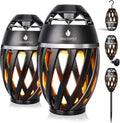 Waterproof Bluetooth Speakers with Torch Flame Light - 2 Pack
