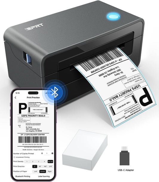 iDPRT 4x6 Bluetooth Thermal Printer: Fast Shipping Labels