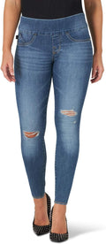 Rock & Republic Stretch Denim Leggings - Slimming Smoothing Fit hem