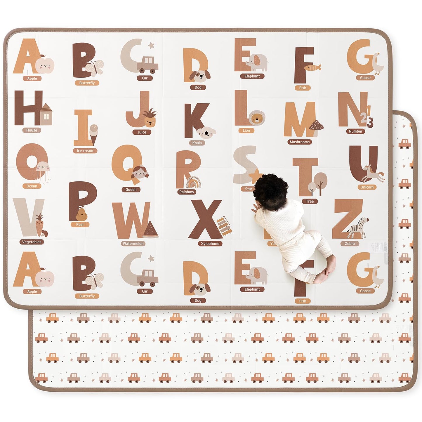 Foldable Waterproof Baby Play Mat for Safe Learning