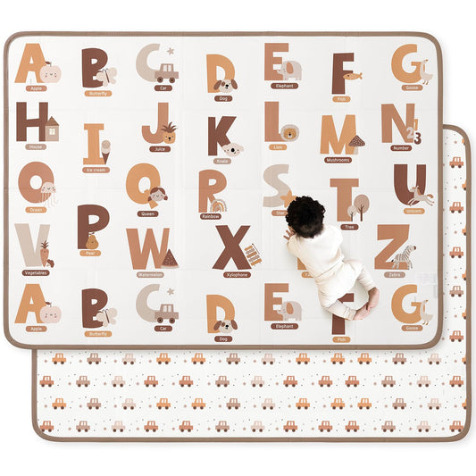 Foldable Waterproof Baby Play Mat for Safe Learning