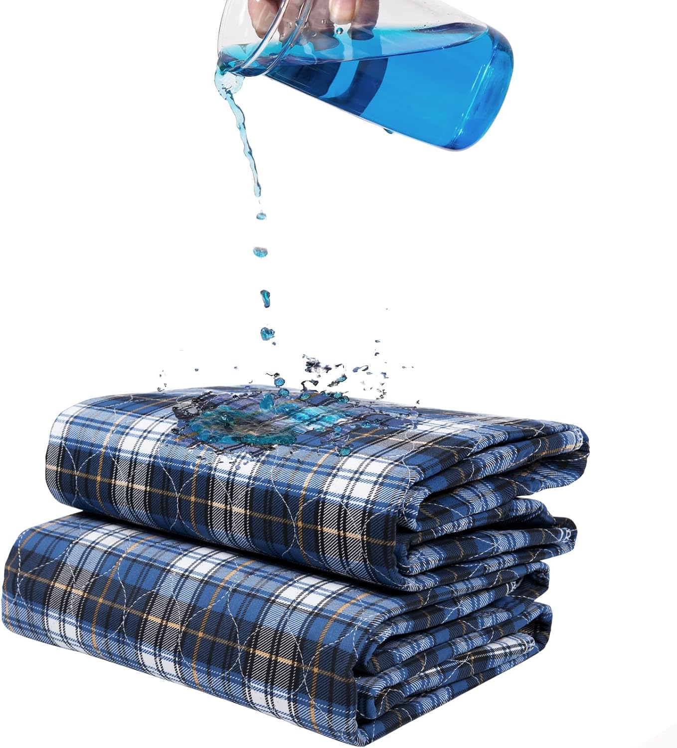 Non-Slip Bed Pads for Incontinence - Waterproof & Washable