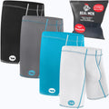 Real Men Athletic Underwear for Men - Nylon Boxer Briefs with Pouch