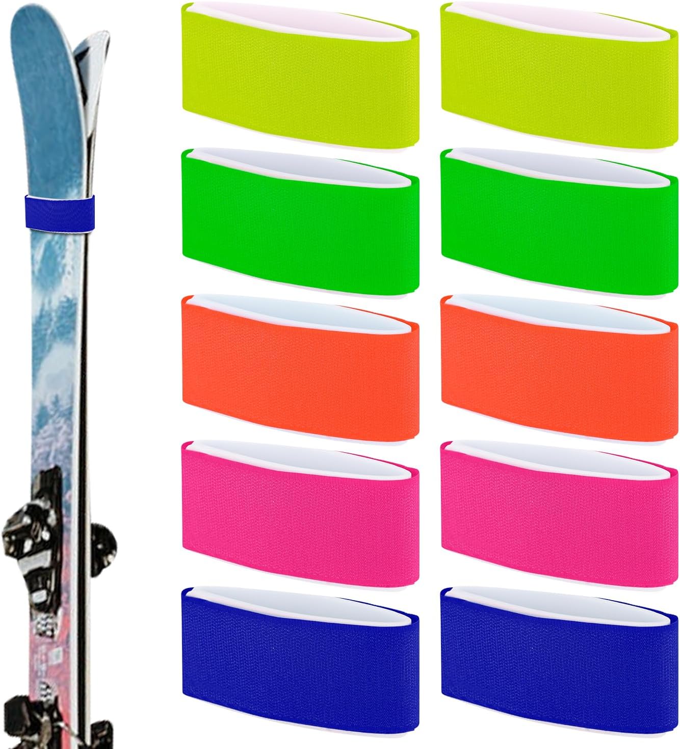 PEUTIER Ski Straps Set - Securely Carry Ski Gear!