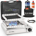 Portable Dual Fuel Camp Stove, 10500 BTU, Outdoor Essential