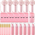 Lash Shampoo Kit 24pcs Rechargeable USB Fans and Brushes - Portable
