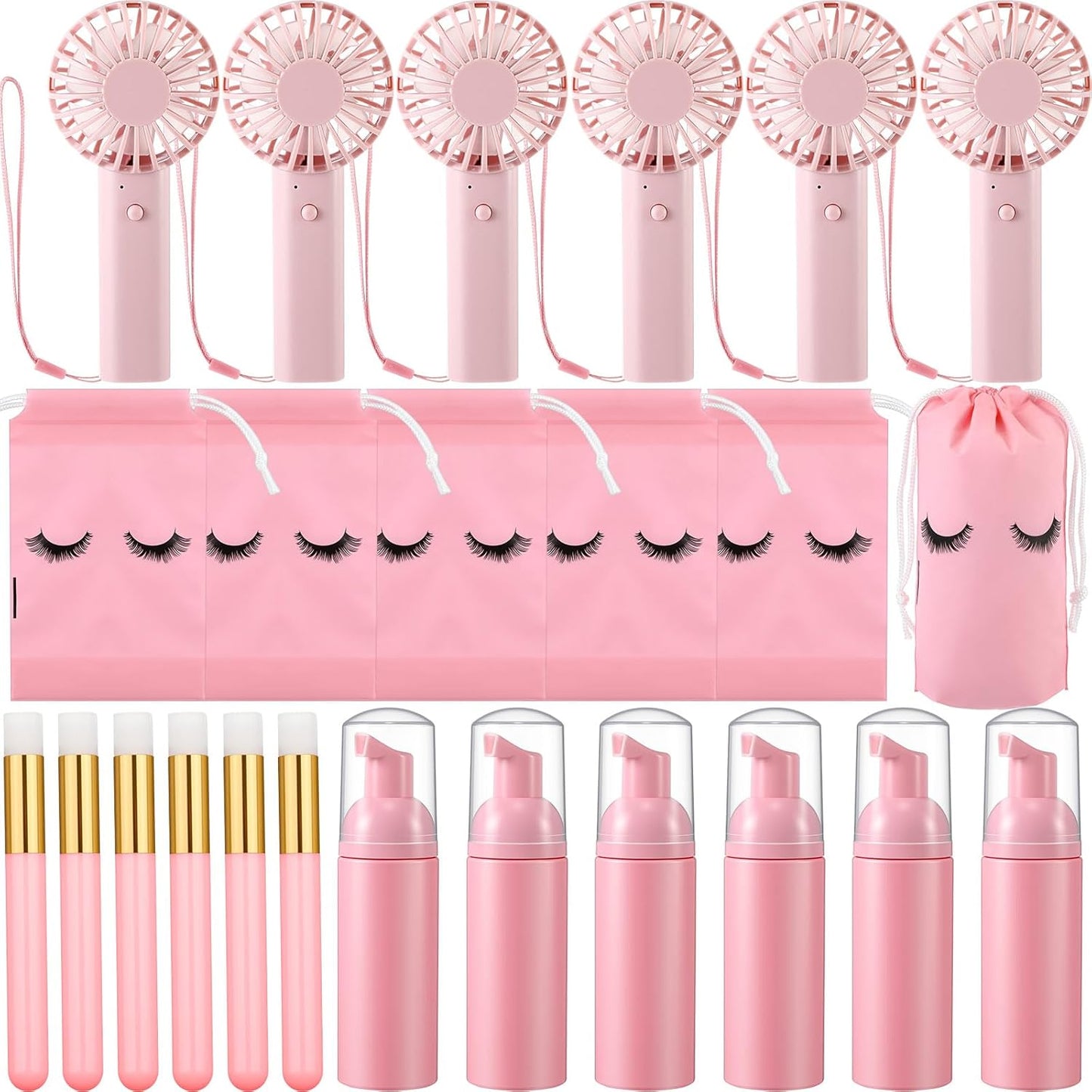 Lash Shampoo Kits with USB Fans for Perfect Lash Care