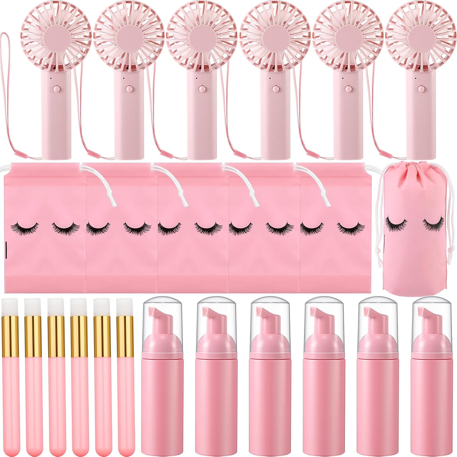 Lash Shampoo Kits with USB Fans for Perfect Lash Care