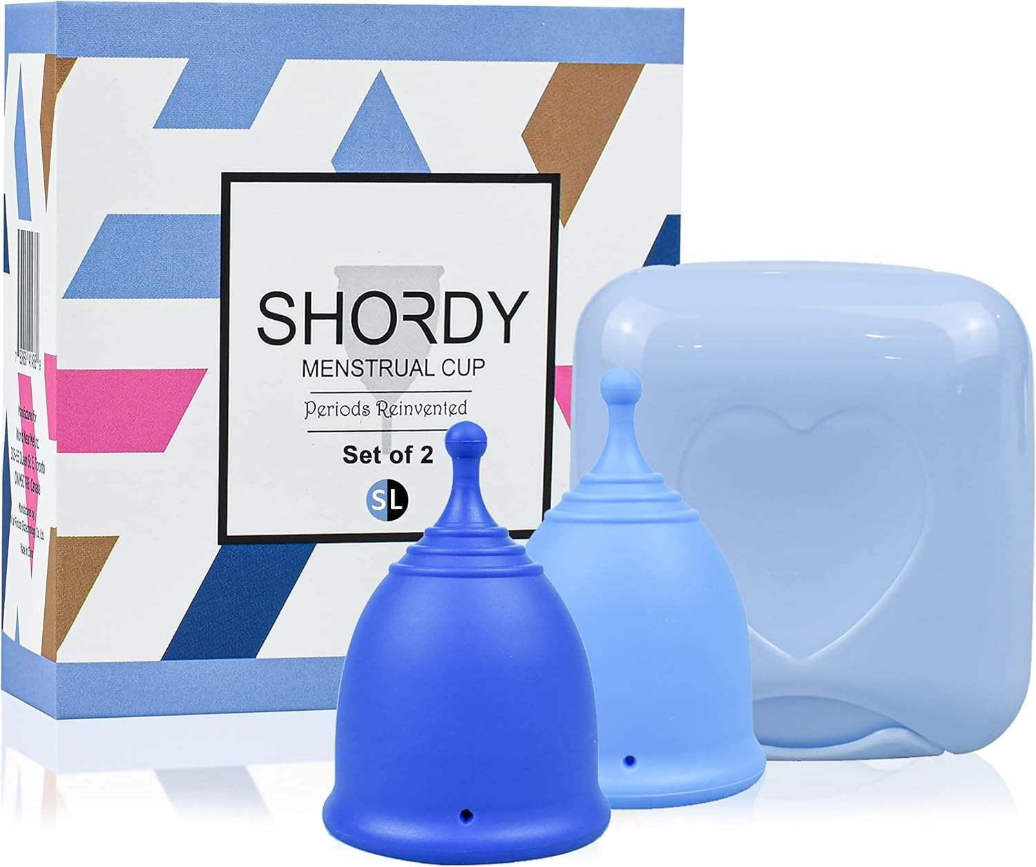 SHORDY Menstrual Cups Set: Eco-Friendly & Safer Period Care