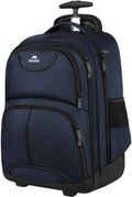 MATEIN Backpack with Wheels Rolling Laptop Backpack - Travel Ready