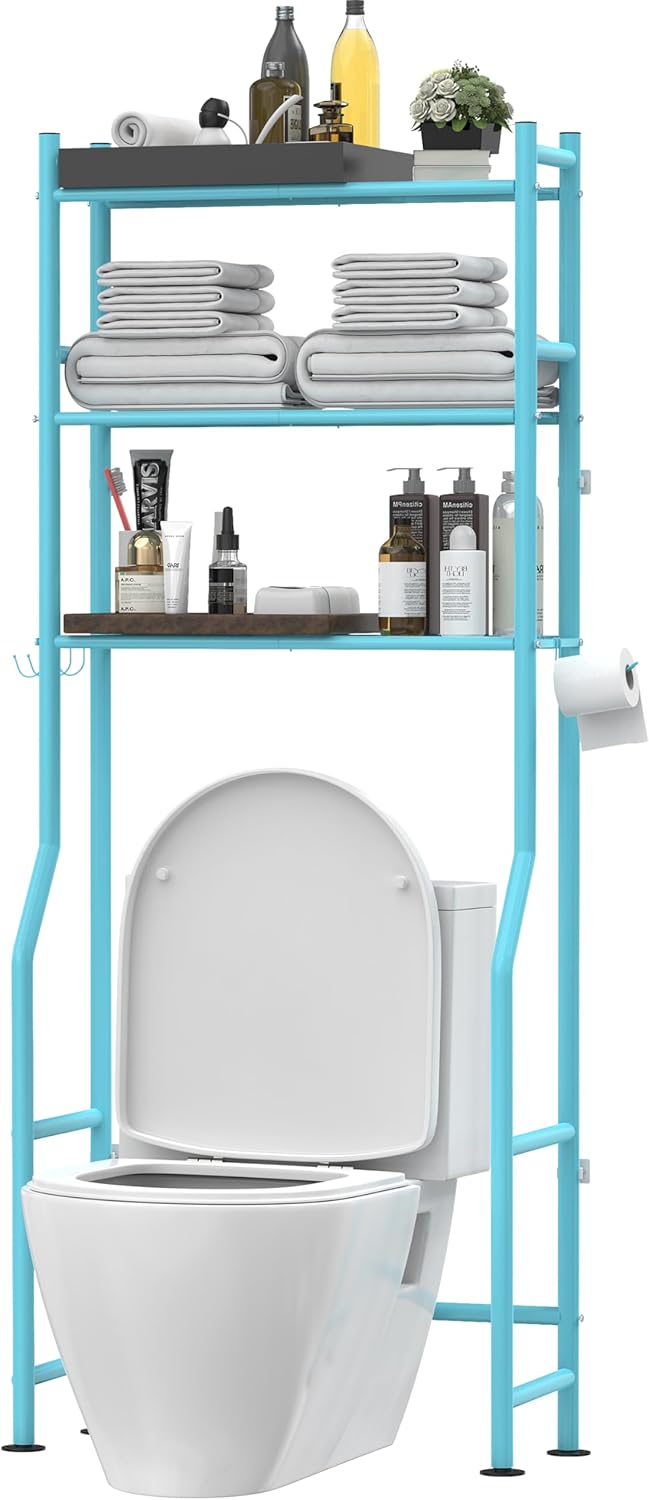 3-Tier Over The Toilet Storage for Bathroom Organization