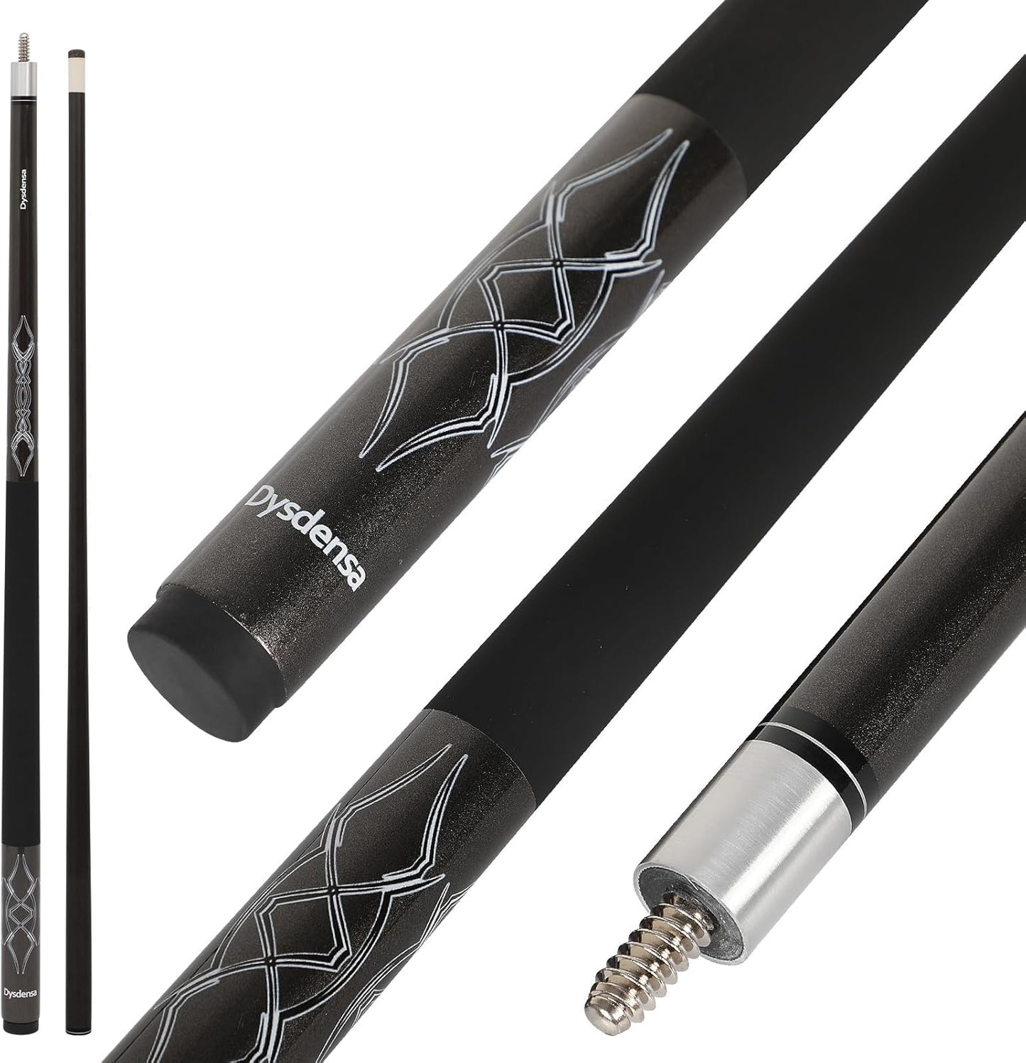 Fiberglass Graphite Composite Billiard Pool Cue Sticks 58in