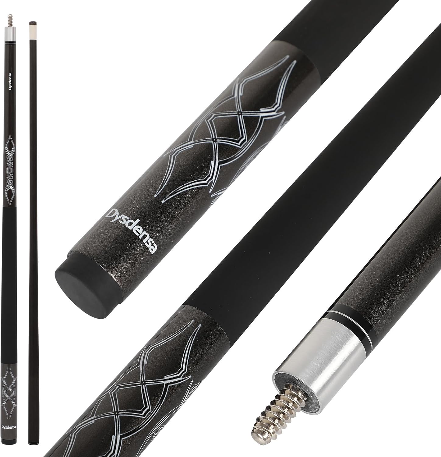Fiberglass Graphite Composite Billiard Pool Cue Sticks 58in
