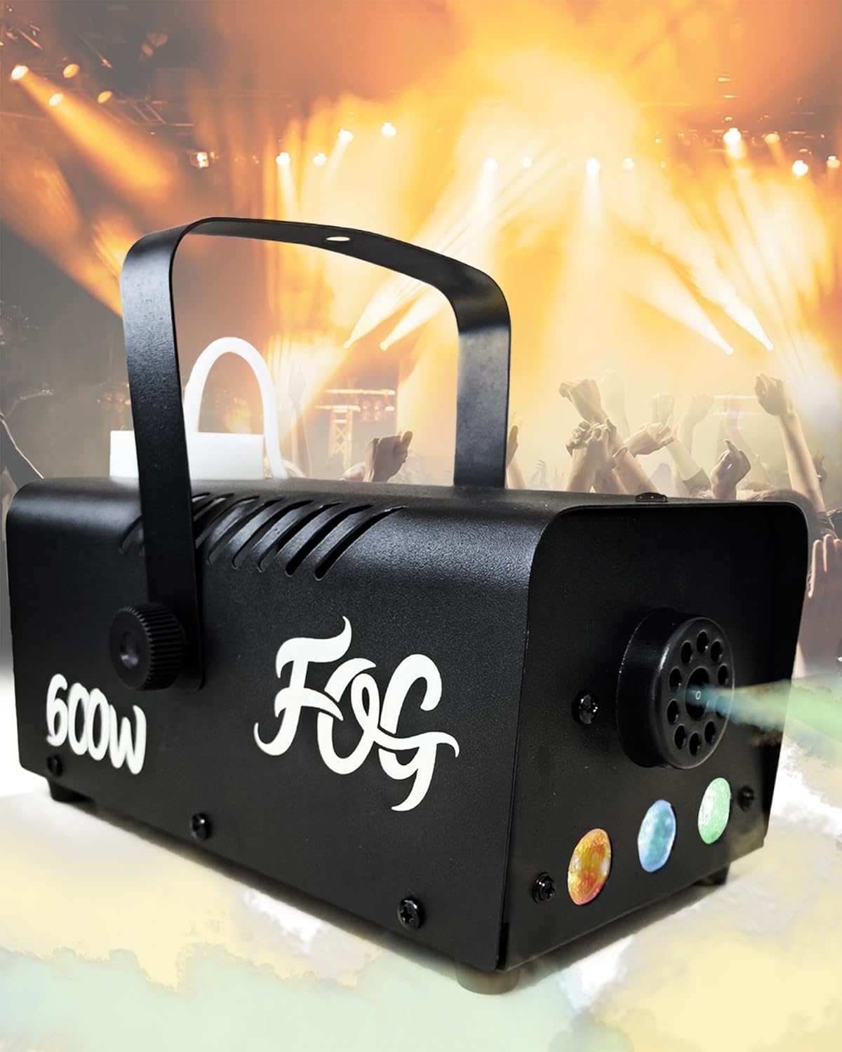 Fog Machine 600W with Wireless and Wired Remote for Events