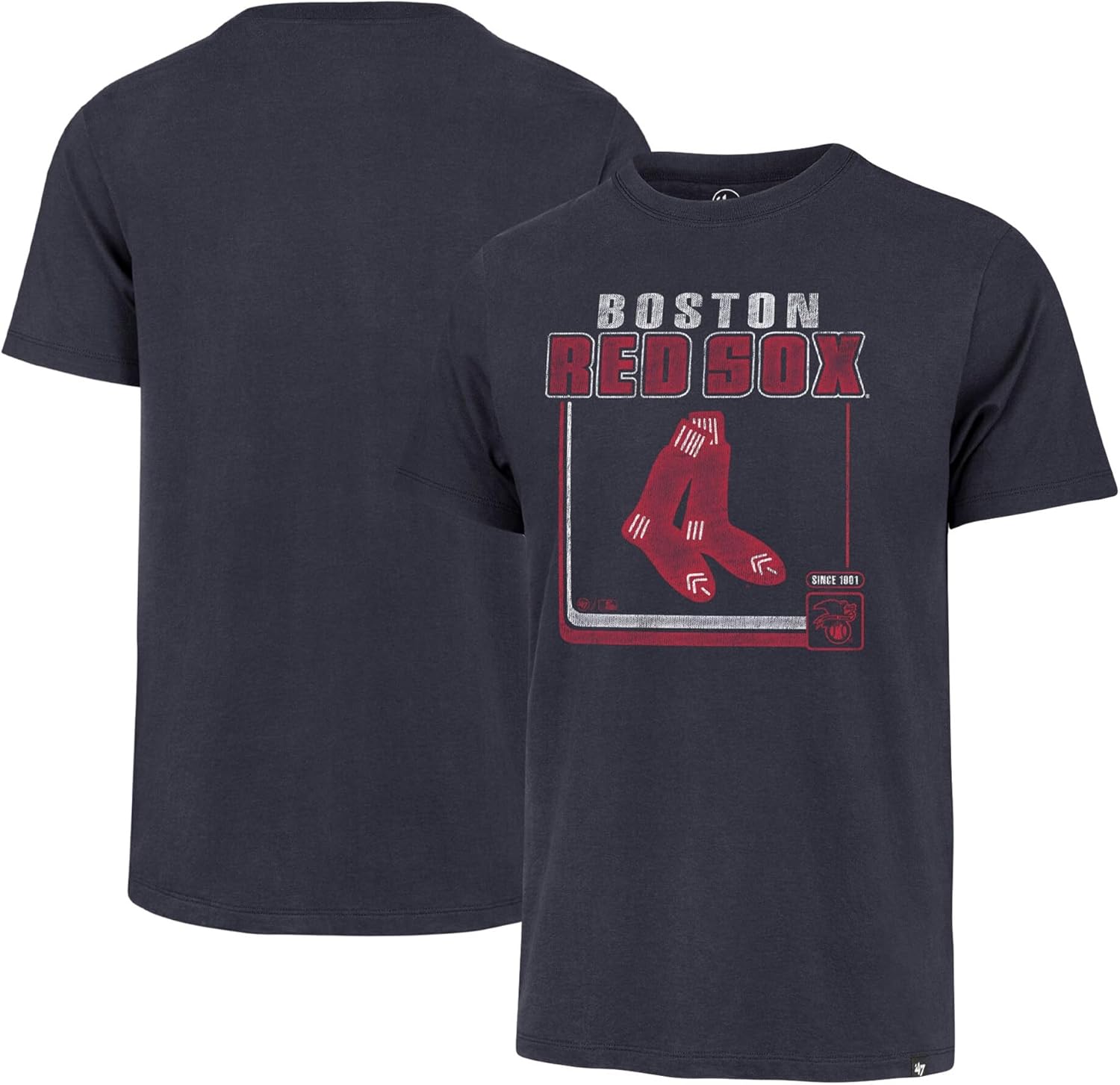 47 Brand MLB Men's Borderline Cooperstown Team Color T-Shirt