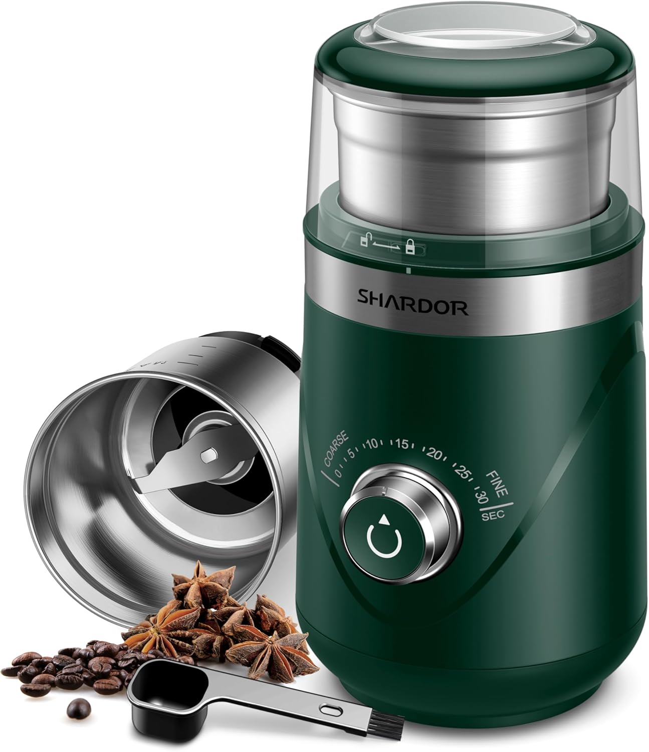 SHARDOR Electric Super Silent Blade Coffee Grinder for Precision