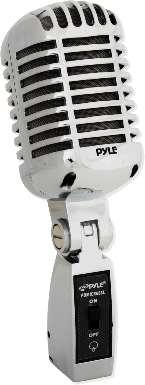 Pyle Classic Retro Dynamic Vocal Microphone for Performances