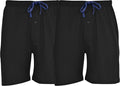Hanes Men's 2-Pack Knit Sleep Pajama Drawstring Shorts - Cotton Pack