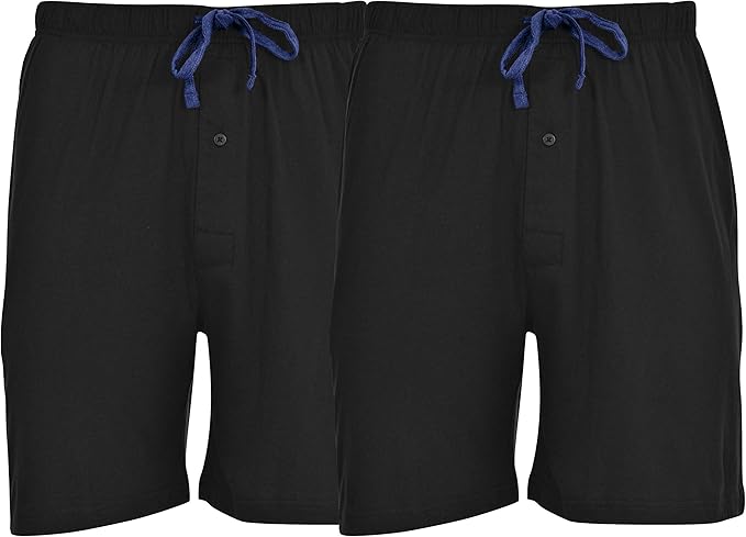 Hanes Men's 2-Pack Knit Sleep Pajama Drawstring Shorts Review
