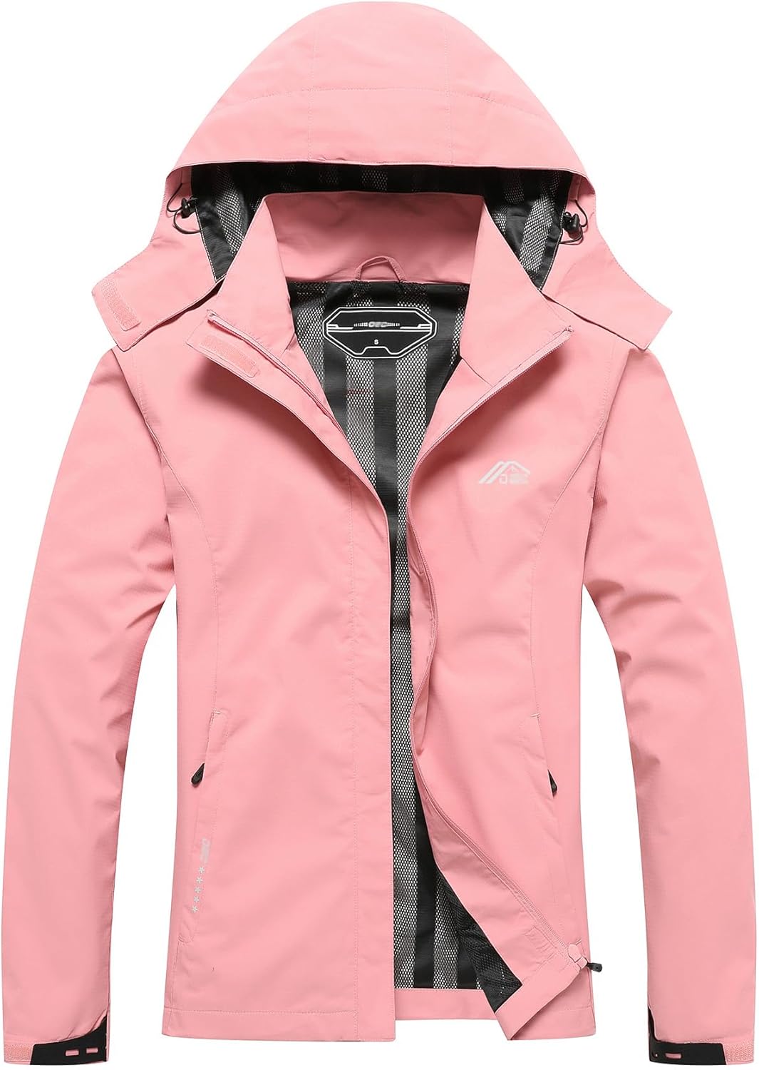 Women's Waterproof Raincoat Lightweight Jacket for Outdoor Travel