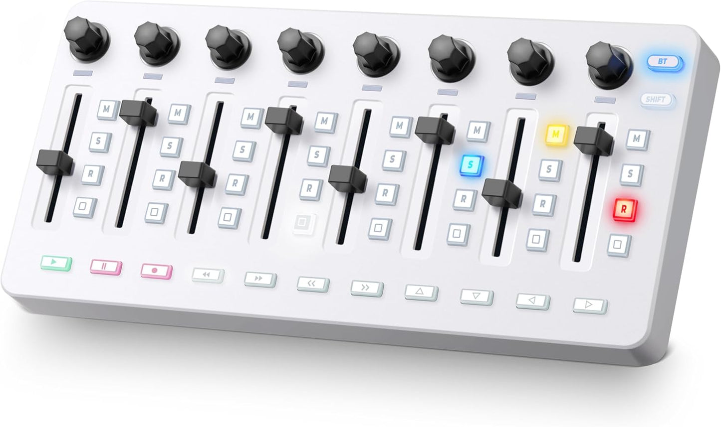 Vangoa Wireless Midi Controller Mixer Mute for Music Production