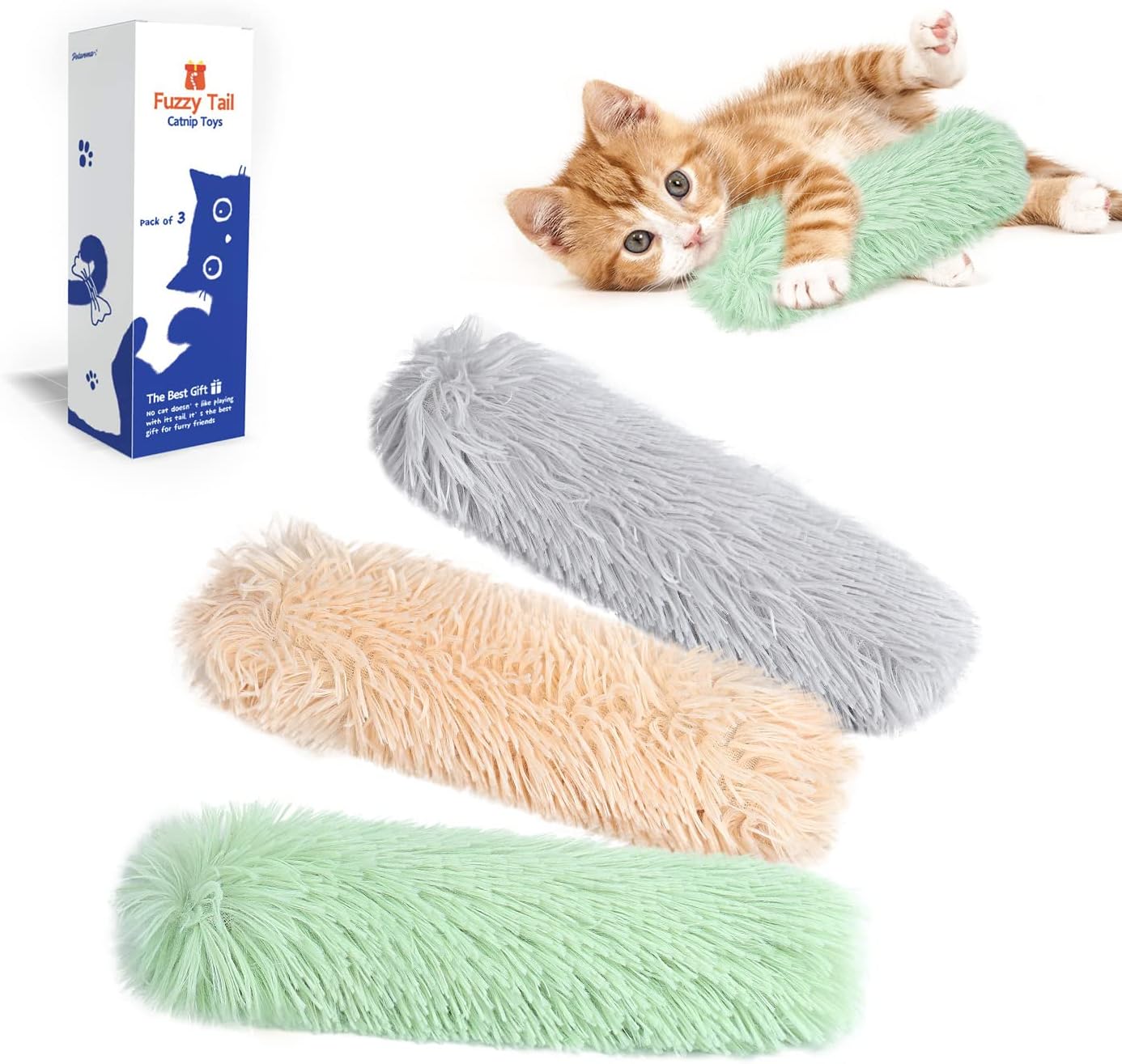 Crinkle Sound Catnip Pillows - Interactive Kitty Fun
