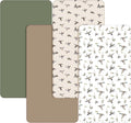 Mallard Duck Crib Fitted Sheet 4 Pack 28 x 52 in - Soft Stretchy Set