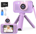 Upgraded Real 1080P Kids Camera with Flip-up Lens - Fun Selfie Cam
