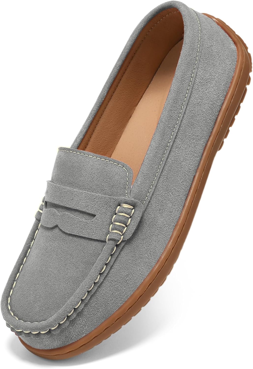 BEAUSEEN Women's Penny Loafers Slip-On for All-Day Comfort