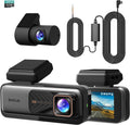 BOTSLAB 4k Dash Cam Front and Rear - 24/7 Parking Protection